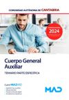 Cuerpo General Auxiliar. Temario Parte Específica. Comunidad Autónoma de Cantabria