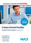 Cuerpo General Auxiliar. Temario Parte General volumen 2. Comunidad Aut&oacute;noma de Cantabria
