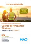 Cuerpo de Ayudantes Técnicos Especialidad Agentes de Medio Ambiente. Temario común volumen 2. Junta de Andalucía