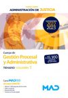 Cuerpo De Gestión Procesal Y Administrativa (turno Libre). Temario Volumen 3. Administración De Justicia