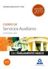 Cuerpo De Servicios Auxiliares (categoría Ujíer) Del Parlamento Vasco. Temario Específico Y Test