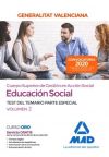 Cuerpo superior de gestión en acción social de la Administración de la Generalitat Valenciana, escala Educación Social. Parte Especial Test del Volumen 2