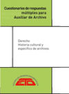 Cuestionarios de respuestas múltiples para Auxiliar de Archivo. Derecho, Historia cultural y específico de archivos