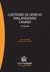 Cuestiones de derecho parlamentario canario