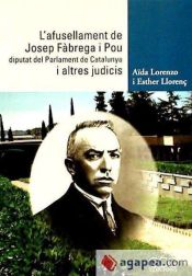 Portada de L'afusellament de Josep Fàbrega i Pou i altres judicis