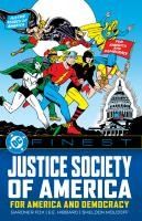 Portada de DC Finest: Justice Society of America: For America and Democracy