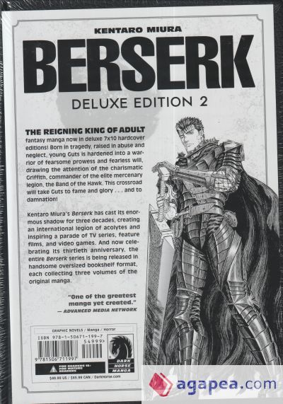 BERSERK Deluxe Edition por Kentaro Miura Manga Paraguay
