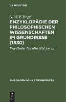 Portada de Enzyklopädie der philosophischen Wissenschaften im Grundrisse (1830)