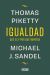 Portada de Igualdad, de Michael J. Sandel