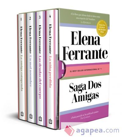 Saga Dos amigas (La amiga estupenda | Un mal nombre | Las deudas del cuerpo | La ni&ntilde;a perdida)