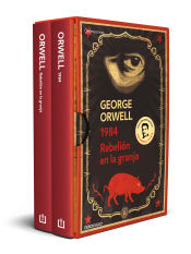 Portada de George Orwell (pack con las ediciones definitivas avaladas por The Orwell Estate de 1984 y Rebelión en la granja)
