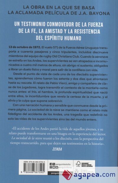 La sociedad de la nieve