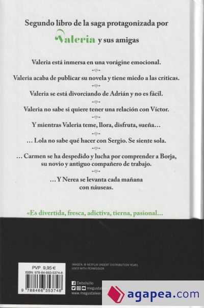 Valeria en el espejo (Saga Valeria 2) Valeria en el espejo (Saga Valeria 2)