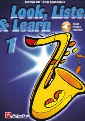 Portada de Look, Listen and Learn. Method for Tenor Saxophone 1