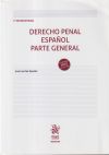 DERECHO PENAL ESPAÑOL: PARTE GENERAL