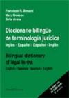 DICCIONARIO BILINGÜE DE TERMINOLOGÍA JURÍDICA.