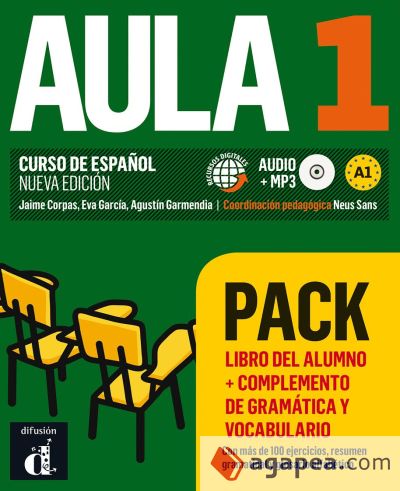 Aula 1 Pack Libro del alumno+complemento de gramática y vocabulario