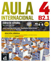 Portada de Aula Int. N.E. 4 Ed.hibrída L. del alumno