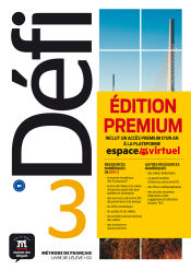 Portada de Défi 3 Premium Livre de l´élève + CD