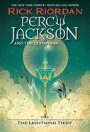 Portada de Percy Jackson and the Olympians, Book One the Lightning Thief