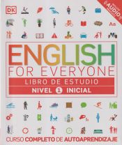 Portada de English for everyone (Ed. en español) Nivel Inicial 1 - Libro de estudio