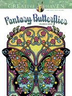 Portada de Creative Haven Fantasy Butterflies Coloring Book