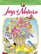 Portada de Creative Haven Joys of Nature Coloring Book