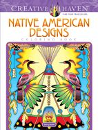 Portada de Creative Haven Native American Designs Coloring Book