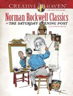 Portada de Creative Haven Norman Rockwell's Saturday Evening Post Classics Coloring Book