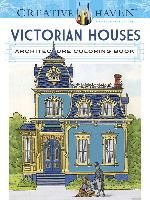 Portada de Creative Haven Victorian Houses Architecture Coloring Book