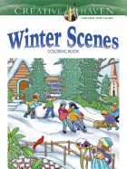Portada de Creative Haven Winter Scenes Coloring Book