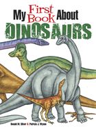 Portada de My First Book about Dinosaurs: Color and Learn