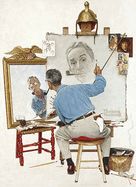 Portada de Norman Rockwell's Triple Self-Portrait Notebook