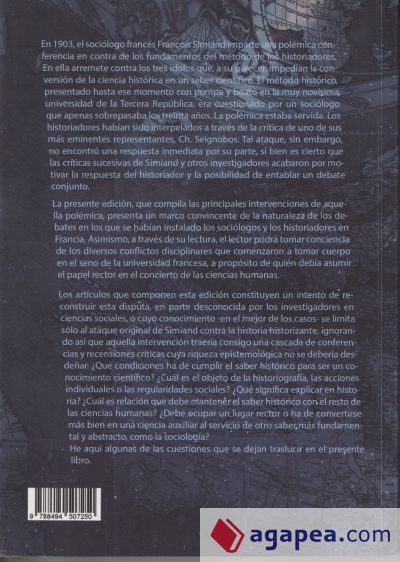 Clio en disputa: El debate epistemológico entre sociólogos e historiadores (1903-1908)