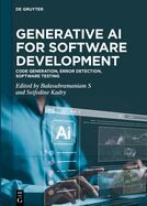 Portada de Generative AI for Software Development: Code Generation, Error Detection, Software Testing