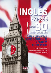 Portada de Inglés exprés: Currículum vitae, cartas comerciales y correos electrónicos (Ebook)