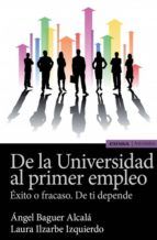 Portada de De la Universidad al primer empleo (Ebook)