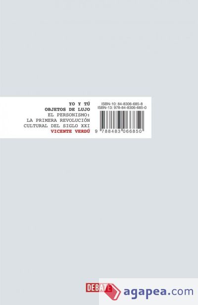 Yo y tu, objetos de lujo