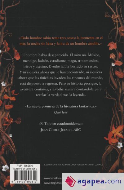 El temor de un hombre sabio El temor de un hombre sabio