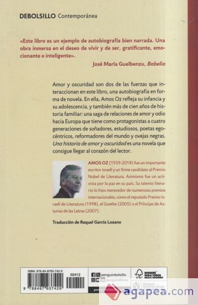 Una historia de amor y oscuridad Una historia de amor y oscuridad