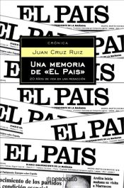 Portada de Una memoria de El País