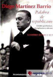 Portada de Palabra de republicano