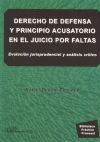 Derecho De Defensa Y Principio Acusatorio En El Juicio De Faltas