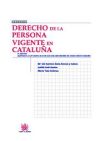 Derecho de la persona vigente en Cataluña