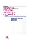 Derecho de la persona vigente en Catalu&ntilde;a