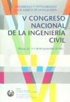 Desarrollo y sostenibilidad en el marco de la ingeniería: V Congreso Nacional de la Ingeniería Civil