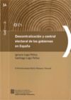 Descentralización y control electoral de los gobiernos en España