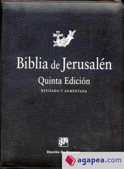 Biblia de Jerusalén: 5ª edición Manual totalmente revisada - Modelo con cremallera