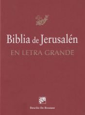 Portada de Biblia de jerusalén en letra grande