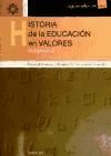 Portada de Historia de la educación en valores - vol.ii